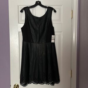 Black dress with pretty lace details